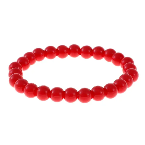 Bracciali Elastici Artigianali in Perle di Vetro e Pietra Naturale Gioielli di Moda Multicolore Regalo per Donna