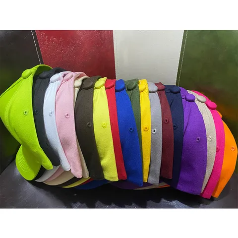 Unisex Casual Katoen Honkbalpet Effen Kleur Verstelbare Snapback Hoed Outdoor Sport Zonnebescherming Hoed Voor Dames Heren