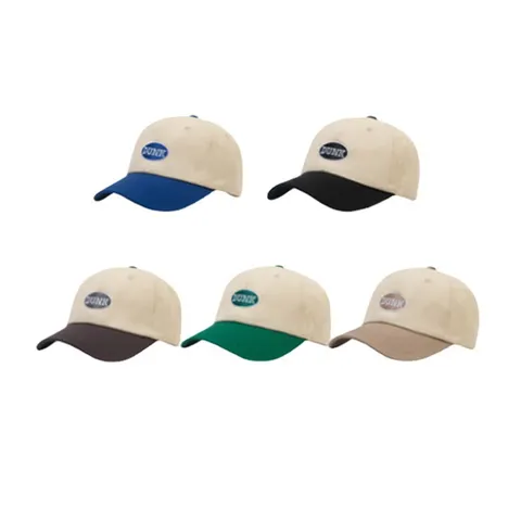 Unisex Kleurenblok Honkbalpet Buiten Zonnescherm Casual Katoen Klepje Mode Sport Hoed