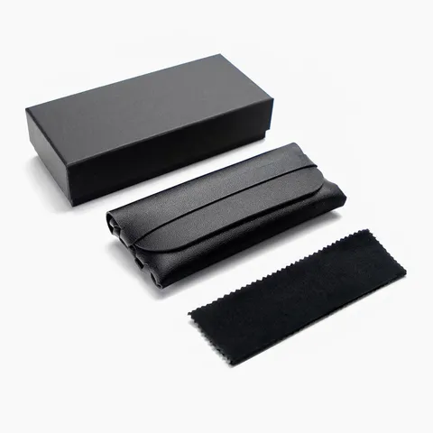 Multifunctioneel Zonnebril Etui Draagbare Leren Bril Etui Schroevendraaier Schoonmaakdoekje Bril Accessoires Set