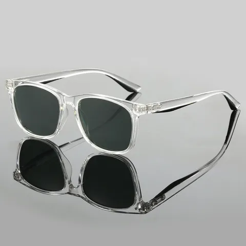 TR90 Vierkante Gepolariseerde Zonnebril Voor Heren Dames Vintage Retro UV400 Groot Montuur Autorijden Zonnebril Mode Brillen
