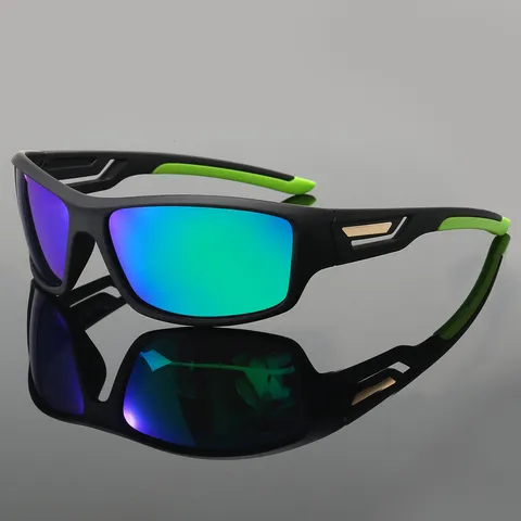 Unisex Sport Gepolariseerde Zonnebril Buiten Fietsen Rijden Winddicht UV400 PC Frame TAC Lens Mode Bril