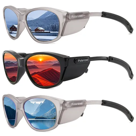 Gepolariseerde Winddichte Zonnebril Voor Mannen Vrouwen Buiten Vissen Rijden Sport TAC Lens UV400 Bescherming Mode Bril