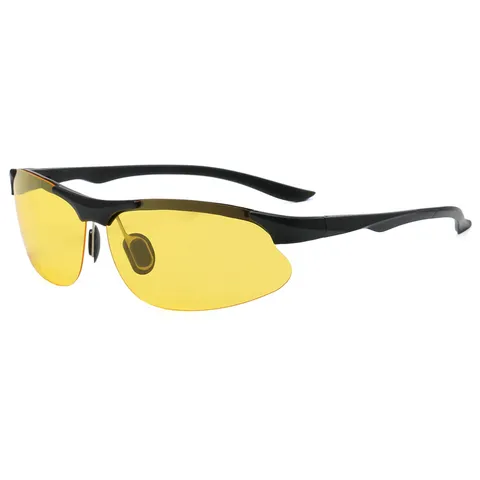 Heren Gepolariseerde Aluminium-Magnesium Zonnebril UV400 Sport Autorijden Vissen Vierkant Montuur Zonnebril