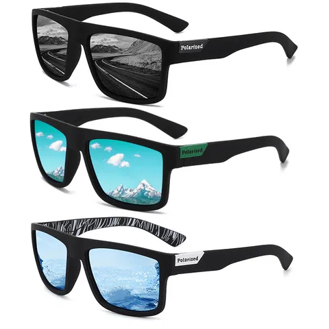 Heren Dames Sport Gepolariseerde Zonnebril UV400 Outdoor Fietsen Autorijden PC Montuur TAC Lens Mode Bril