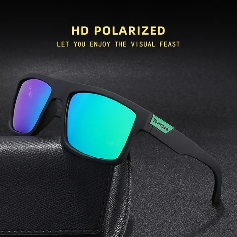 Heren Dames Sport Gepolariseerde Zonnebril UV400 Outdoor Fietsen Autorijden PC Montuur TAC Lens Mode Bril