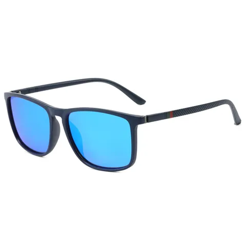 Gafas de Sol Polarizadas Vintage Para Hombres Mujeres Retro Cuadrado Marco TR UV400 Conducción Pesca Gafas de Sol Moda