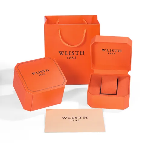 Luxury Octagonal Leather Watch Box Gift Box Set With Handbag Business Watch Storage Packaging Box For Men Women