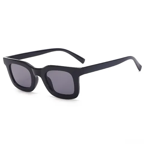 Vintage Kattenoog Zonnebril Voor Dames Mode Klein Montuur Zonnebril UV400 Trendy Oceaan Lens Outdoor Bril