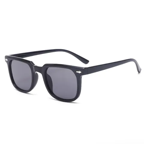 Mode Vintage Vierkante Zonnebril Voor Dames Heren Retro Klein Montuur Metalen Klinknagels UV400 Zonnebril Trendy Bril