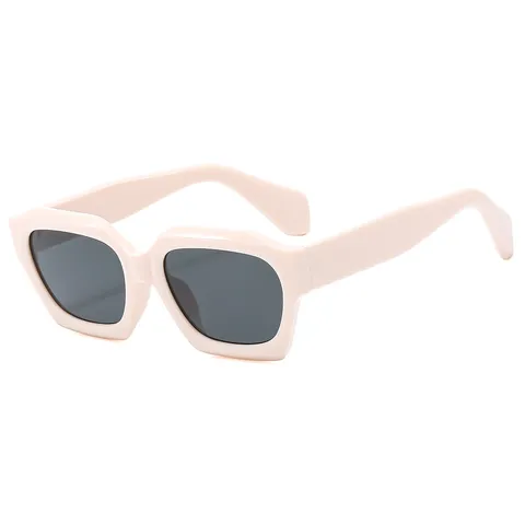 Polygoon Onregelmatige Klein Montuur Zonnebril Vrouwen Mannen Mode Trendy Street Snapshot UV400 Zonnebril Retro Bril