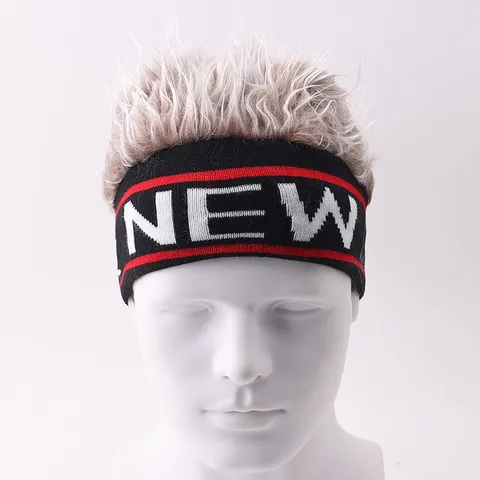 Funny Novelty Beanie Hat With Fake Hair Wig For Men Women Creative Outdoor Casual Beanie Personalised Party Wig Beanie Hat