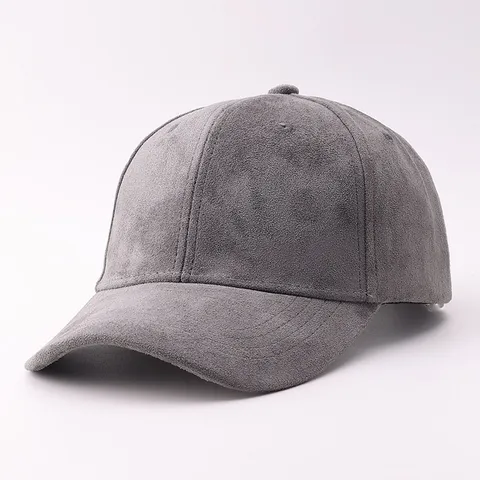 Casquette de Baseball en Suédine pour Hommes Femmes Couleur Unie Visière Courbée Chapeau Snapback Hiver Automne Chaud Coupe-vent Pare-soleil Sport Extérieur