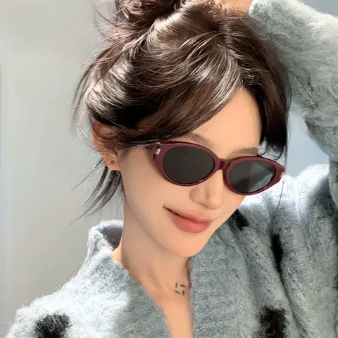 Occhiali da Sole Occhio di Gatto alla Moda per Donna Uomo Montatura TR90 Polarizzati Protezione UV Vintage Chic