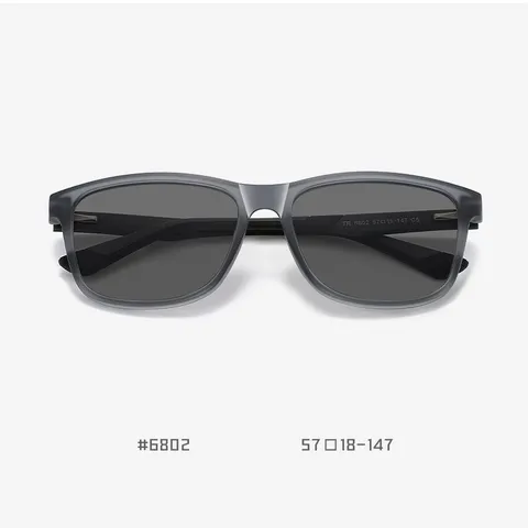 Occhiali da Sole Polarizzati da Uomo TR90 Montatura Quadrata UV400 Guida Ciclismo Sport All'Aperto Moda