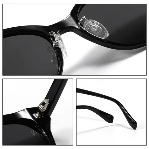 Occhiali da Sole Occhio di Gatto Polarizzati Unisex Vintage UV400 Montatura TR90 Per Donne Uomini Stile Stradale Guida