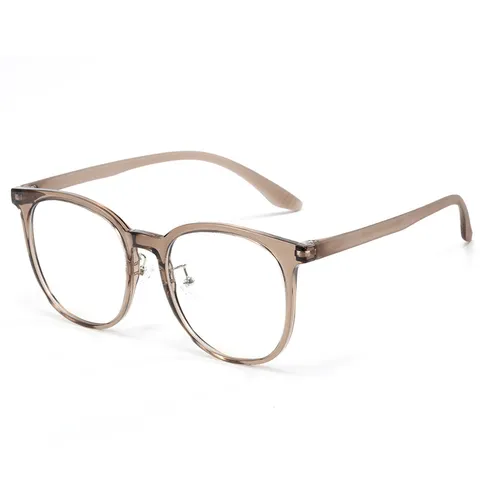 Montatura per Occhiali Anti Luce Blu TR90 Unisex Grande Quadrato Ottico Occhiali Retro Moda Lenti Trasparenti Occhiali Per Viso Grande
