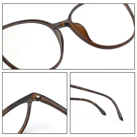 Stile Coreano Retrò TR90 Montatura per Occhiali Grande Donna Anti Luce Blu Miopia Prescrizione Leggera Occhiali Ottici