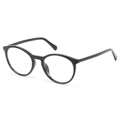 Montatura per Occhiali Retro Tonda TR90 Acetato Anti Luce Blu Montatura Ottica Tartarugata Occhiali Trasparente Per Donna