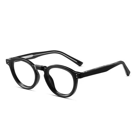 Montature per Occhiali TR90 Vintage Unisex Occhiali Ottici Rotondi Piccoli Anti Luce Blu Per Uomo Donna