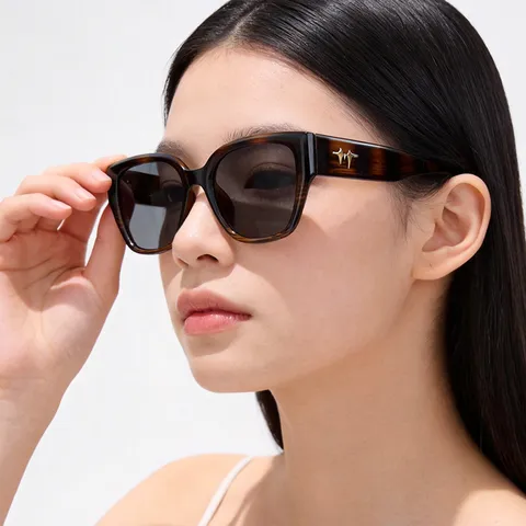 Occhiali da Sole Cat Eye Retro con Montatura Grande per Uomini Donne Protezione UV400 Polarizzati TR90 Occhiali alla Moda