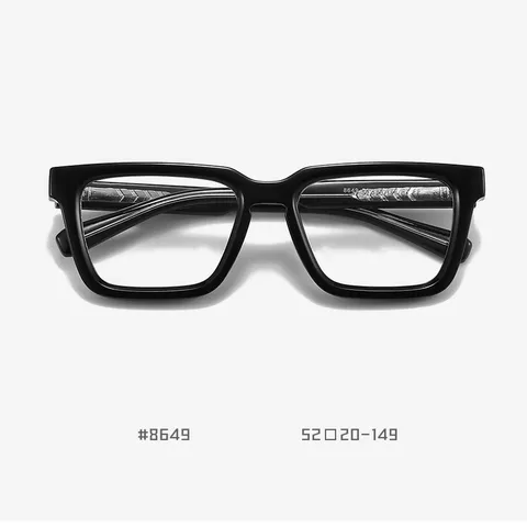 Retro Quadrato Anti Luce Blu Montatura per Occhiali Uomo Donna Vintage TR90 Ottica Occhiali Lente Chiara