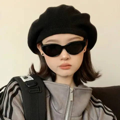 Retro Occhiali da Sole Occhio di Gatto per Donne Moda Y2K Piccola Montatura Occhiali da Sole Protezione UV Polarizzato Occhiali