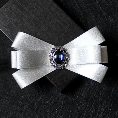 Herren Formale Fliege Strass Kristall Schleife Anzug Hemd Hochzeit Bräutigam Brosche Zubehör Band Schleifen