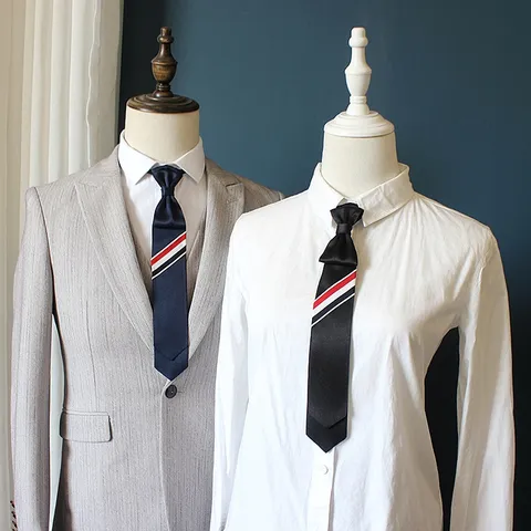 Vintage Striped Necktie Unisex Fashion Bow Tie Collar Accessory Casual Business Party Formal Wear