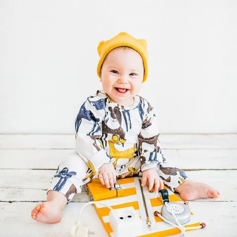 Bebé Diadema de Corona de Punto Lindo Accesorios para el Cabello de Recién Nacido Niño Elástico Banda de Pelo Corona Aro de Pelo Infantil