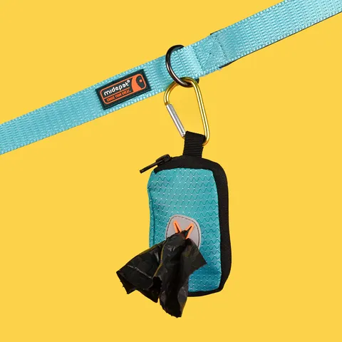 Multifunctional Pet Waste Bag Dispenser Portable Poop Bag Holder Storage Pouch With Metal Hook For Outdoor Walking