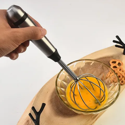 Edelstahl Hand Schneebesen Manueller Eierschläger Feder Spirale Ballonschneebesen Küchen Backwerkzeug
