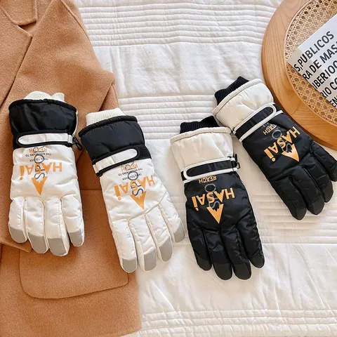 Winter Thermal Ski Gloves Waterproof Windproof Fleece Lined Touchscreen Gloves For Kids And Adults Outdoor Cycling