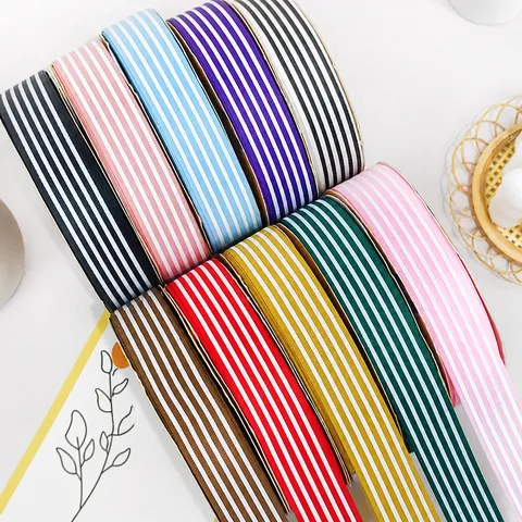 Nastro Grosgrain A Righe Nastro In Tessuto Di Poliestere Per Fiocchi Per Capelli Fai Da Te Artigianato Confezione Regalo Decorazione Festa Di Matrimonio