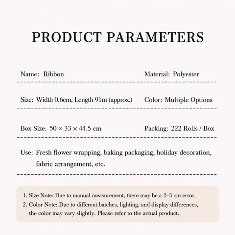 Nastro Grosgrain ad Alta Densità Nastro in Tessuto Monocolore per Confezioni Regalo Decorazioni per Feste Fiocchi per Capelli Artigianato