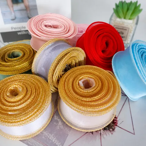 Nastro Ondulato in Filo di Coda di Pesce Trasparente Bouquet Materiale Pacchetto DIY Fiocco per Capelli Confezione Regalo Nastro Decorativo Artigianale