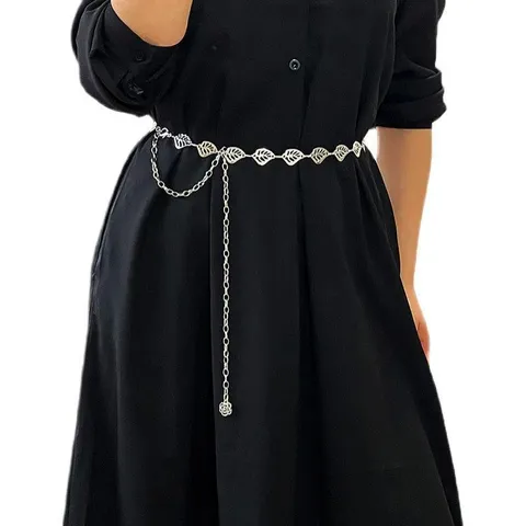 Chaîne de Taille en Métal pour Femme Mode Chaîne de Corps Décorative Chic Pour Robe Pantalon Ceinture Bijoux Accessoires de Fête