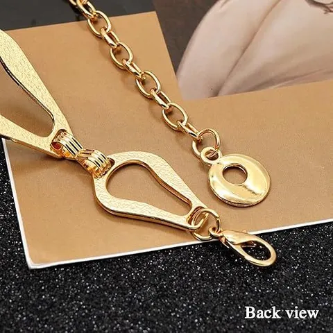 European Style Metal Waist Chain Women Geometric Circular Body Chain Dress Decorative Belt Fashion Alloy Jewelry Accessories