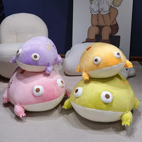 Cute Cartoon Frog Toad Plush Toy Soft Stuffed Animal Throw Pillow Pendant Keychain For Kids Women Gift Home Decoration