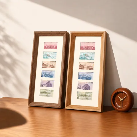 Mensgemaakt Bord Bankbiljet Display Frame Multi-Slot Gedenkwaardige Landschap Collectie Fotolijst DIY Huis Decoratie