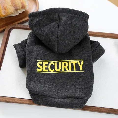Pet Dog Cat Hoodie Winter Warm Fleece Sweatshirt Letter Printed Small Puppy Clothes