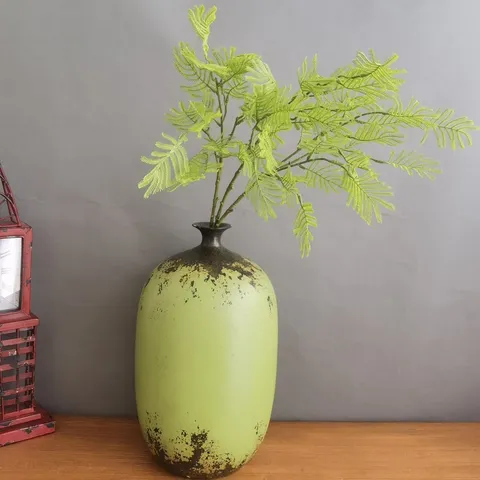 Nordic Style Artificial Plant Branch Fern Leaf Home Decor Wedding Flower Arrangement Plastic Foliage