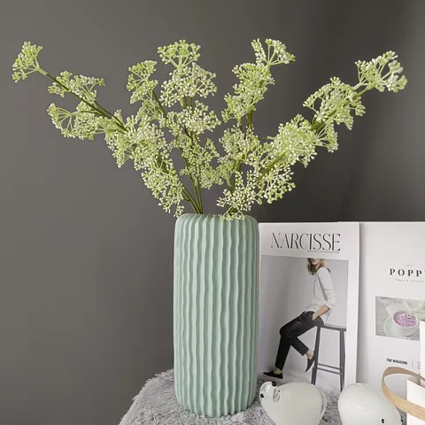 Estilo Nórdico Rama de Fruta Artificial Tallo de Baya de Plástico Decoración del Hogar Arreglo Floral