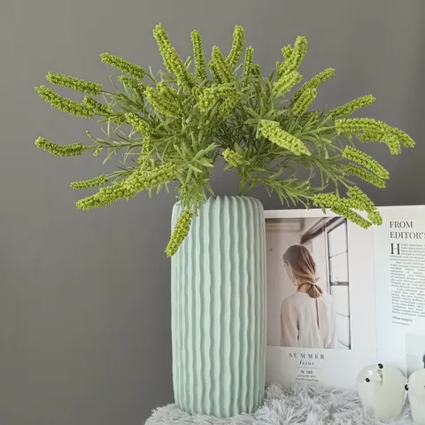 Künstlicher Blumenstrauß Simulation Schilf Salbei Nordischer Heimdekor Blumenarrangement