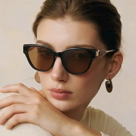Vintage Quadratischer Rahmen Sonnenbrille Für Damen Herren Retro Übergroße Sonnenschutzbrillen Für Outdoor Fahren Freizeit Urlaub Reisen