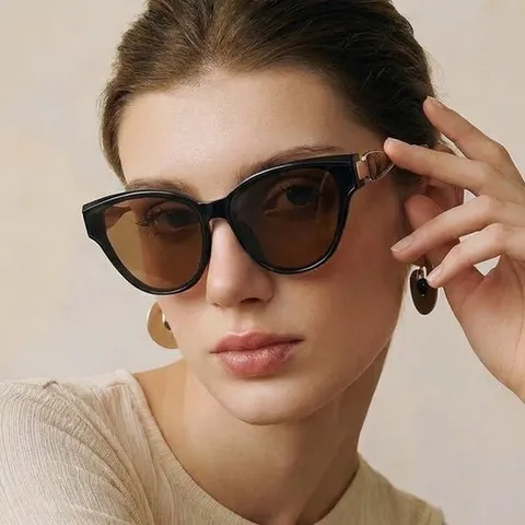 Vintage Quadratischer Rahmen Sonnenbrille Für Damen Herren Retro Übergroße Sonnenschutzbrillen Für Outdoor Fahren Freizeit Urlaub Reisen
