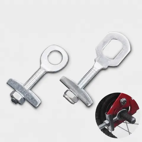 Bicycle Chain Adjuster Electric Vehicle Rear Wheel Chain Fastener Folding Child Bicycle Pull Wire Rod Metal Accessory