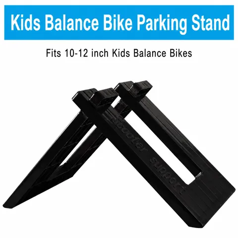 Kids Balance Bike Parking Stand Plastic Bicycle Holder Scooter Storage Rack Portable Floor Support