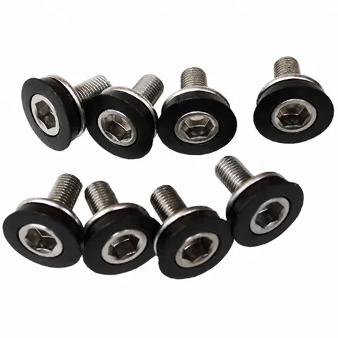 Mountain Bike Sealed Bottom Bracket Waterproof Screws Metal Hex Socket Bicycle Crank Fixing Bolts Cycling Parts