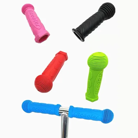 Kids Scooter Handlebar Grips Soft Rubber Non-Slip Replacement Handle Cover For Children Balance Bike
